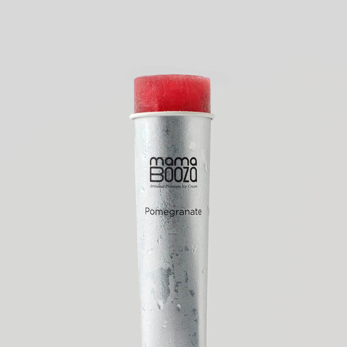 Mama Booza Pomegranate Mama Pop — real fruit popsicle