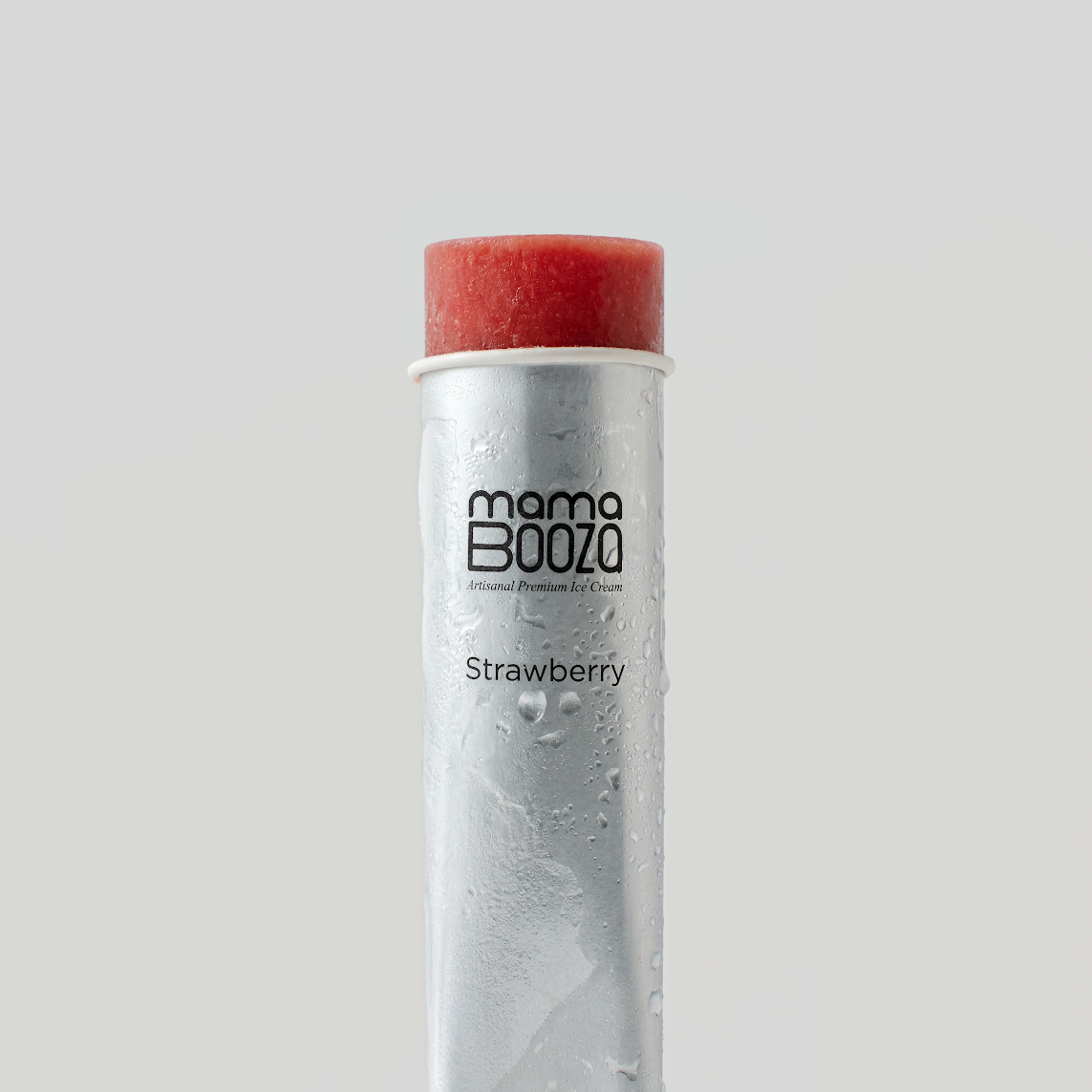 Mama Booza Strawberry Mama Pop — real fruit popsicle