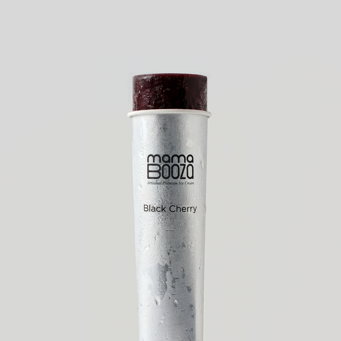 Mama Booza Black Cherry Mama Pop — real fruit popsicle