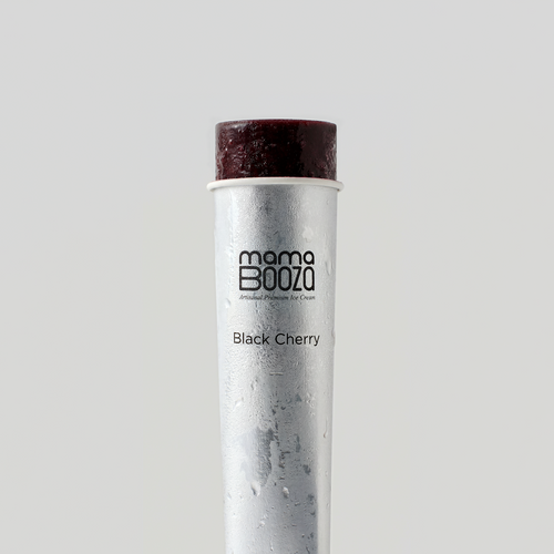 Mama Booza Black Cherry Mama Pop — real fruit popsicle