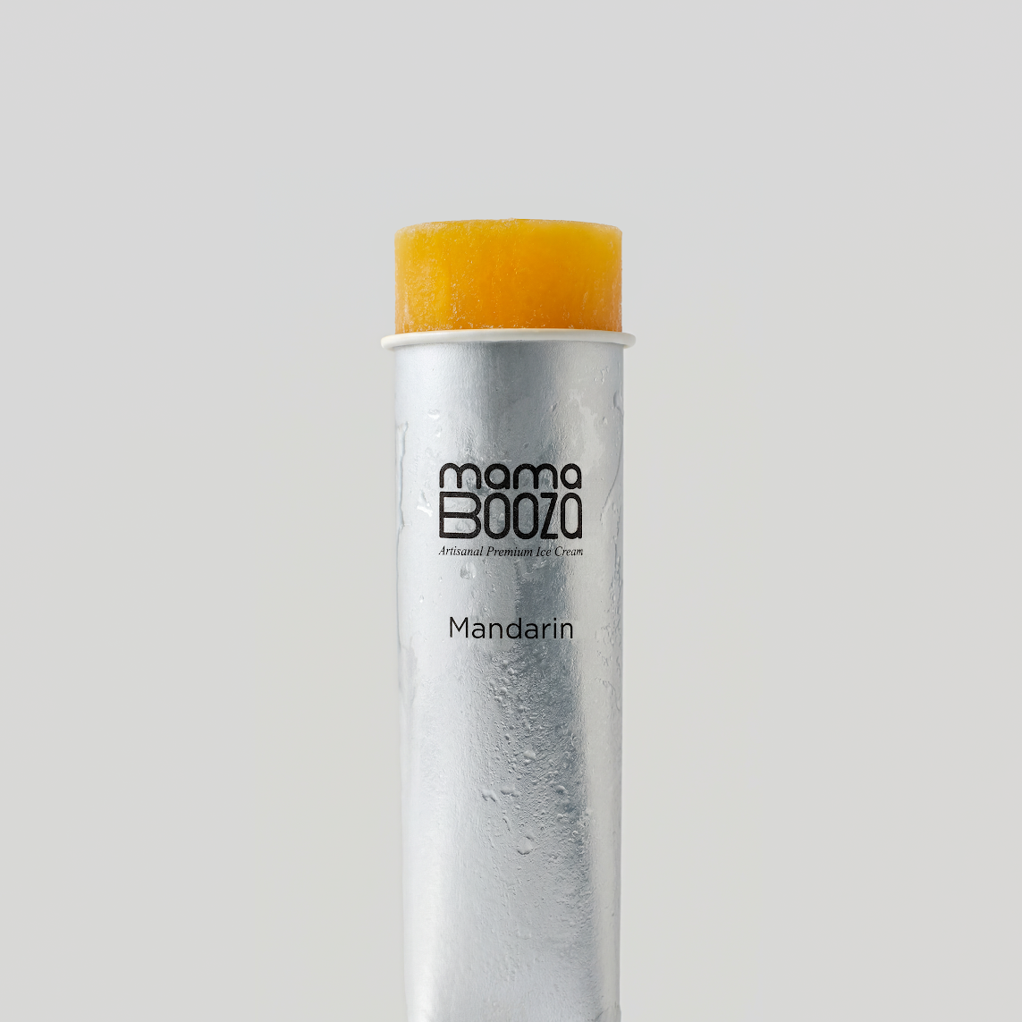 Mama Booza Mandarin Mama Pop — real fruit popsicle